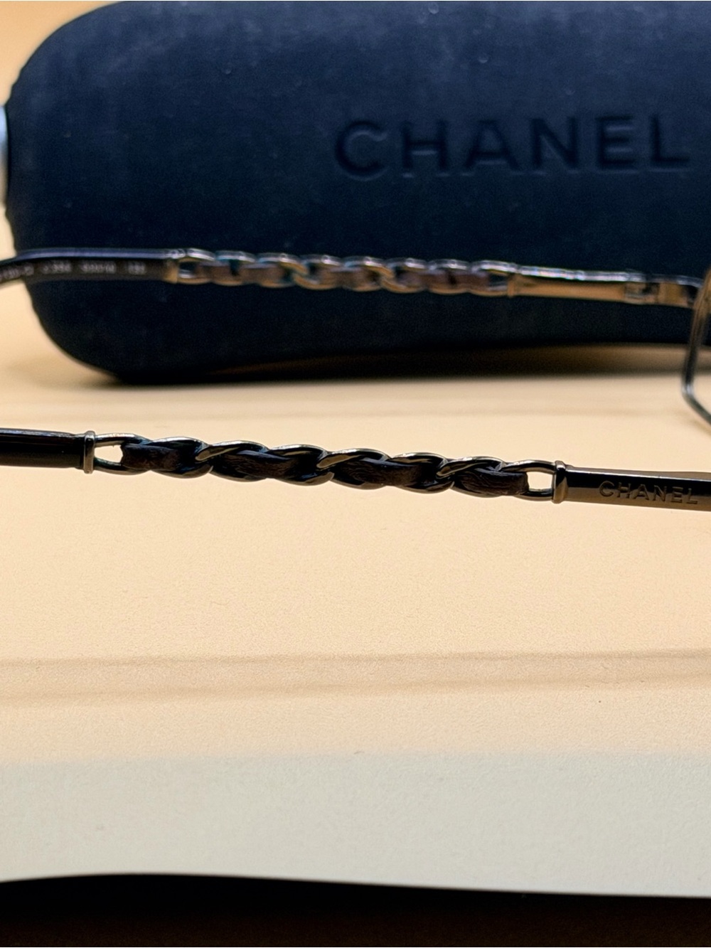 CHANEL Rectangular Metal Rim Eyeglasses - Picture 8 of 8